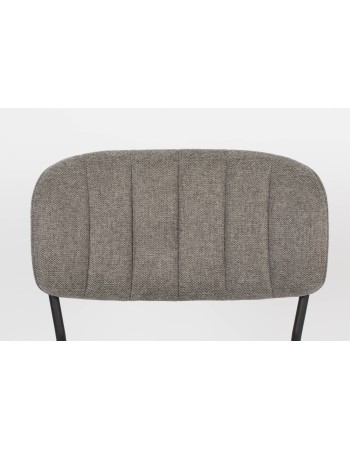 JOLIEN Chair | Grey, Black legs