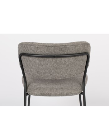 JOLIEN Chair | Grey, Black legs