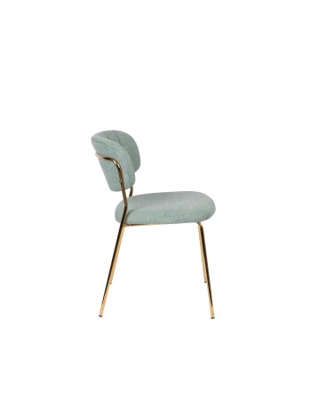 JOLIEN Chair | Light green, Gold legs