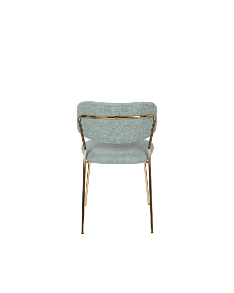 JOLIEN Chair | Light green, Gold legs