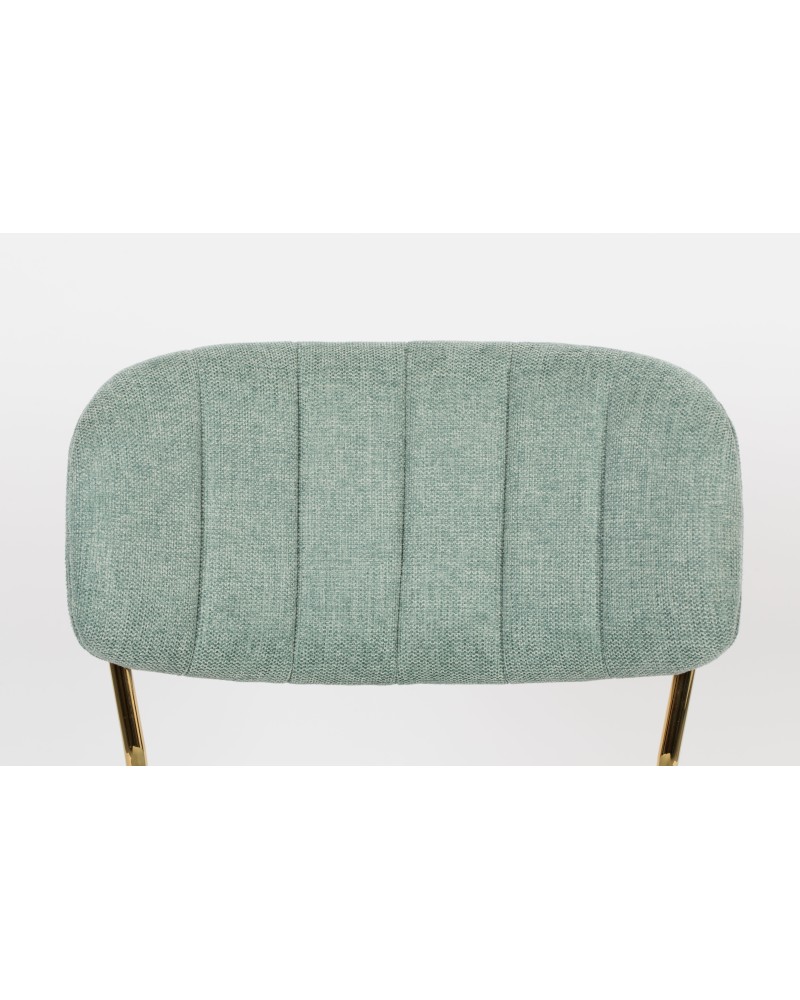 JOLIEN Chair | Light green, Gold legs