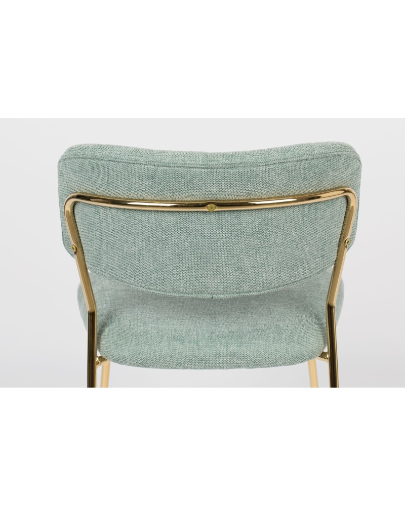 JOLIEN Chair | Light green, Gold legs