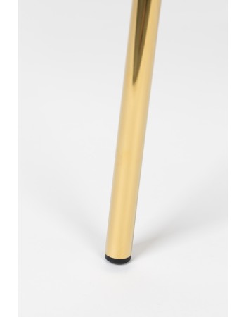 JOLIEN Chair | Dark blue, Gold legs