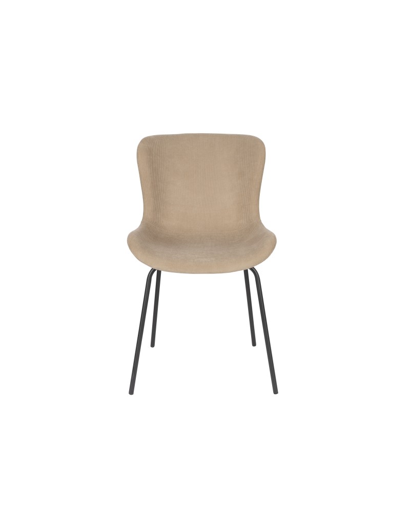 JUNZO RIB Chair | Taupe