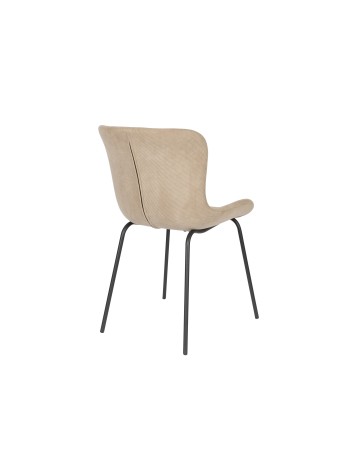JUNZO RIB Chair | Taupe