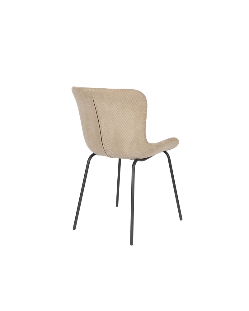JUNZO RIB Chair | Taupe