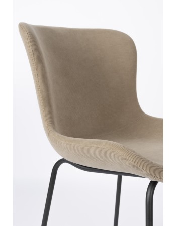 JUNZO RIB Chair | Taupe