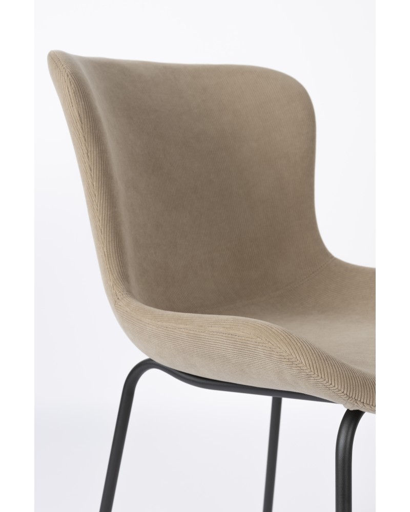 JUNZO RIB Chair | Taupe