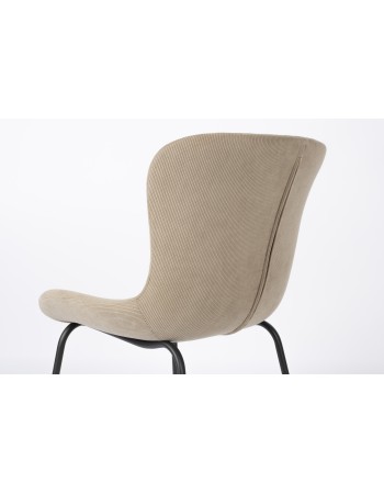 JUNZO RIB Chair | Taupe