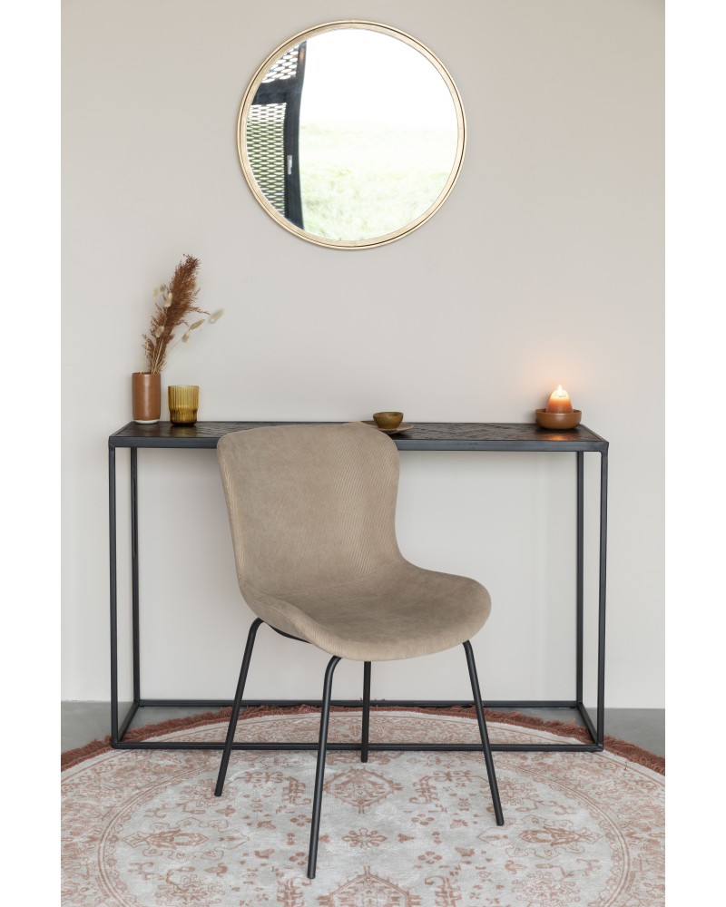 JUNZO RIB Chair | Taupe