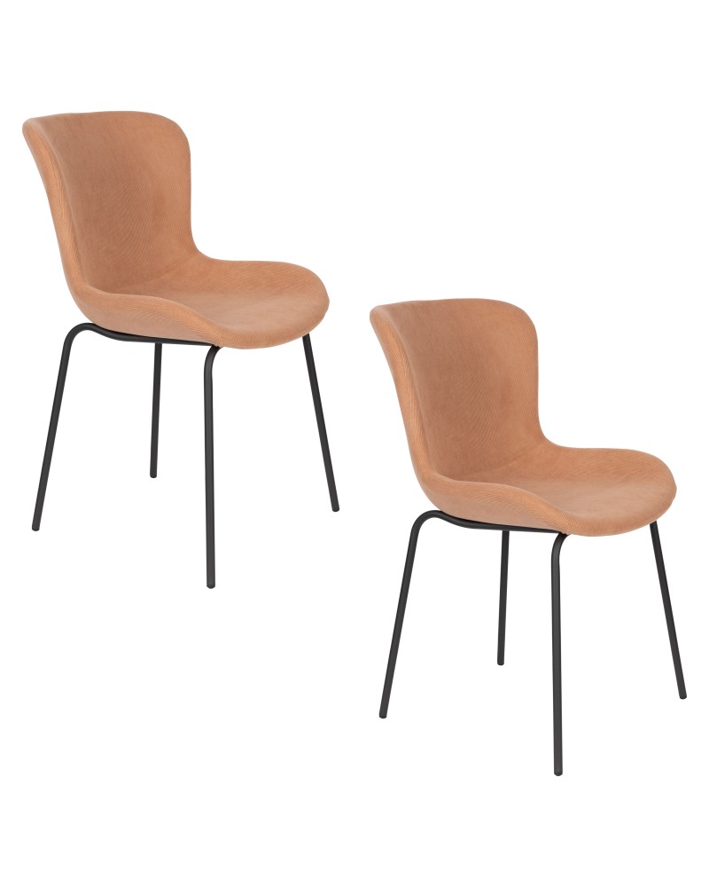 JUNZO RIB Chair | Old Pink