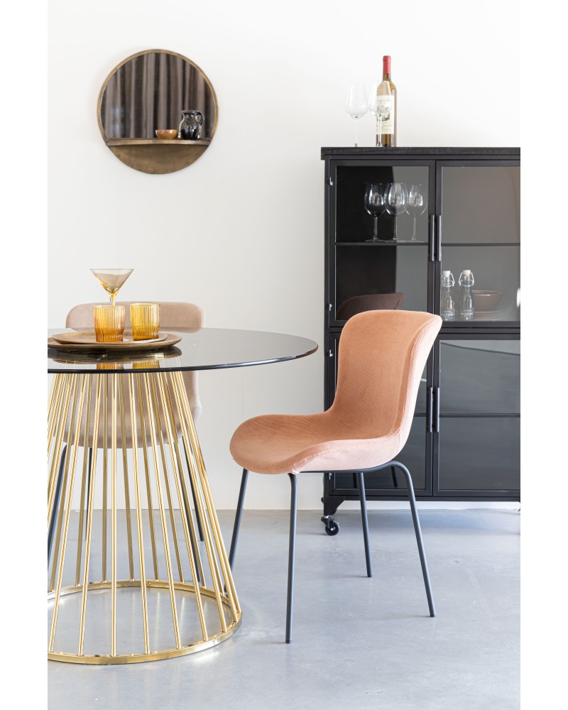 JUNZO RIB Chair | Old Pink