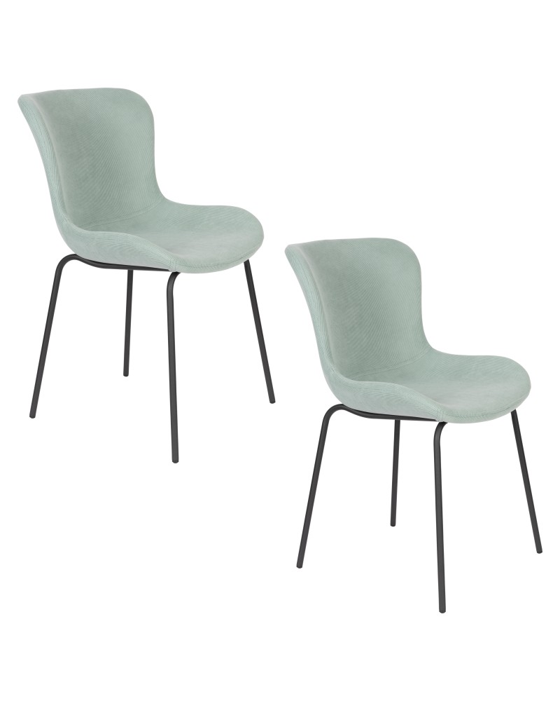 JUNZO RIB Chair | Light Green