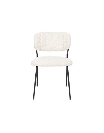 JOLIEN Chair | Boucle,Black legs