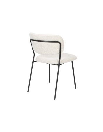 JOLIEN Chair | Boucle,Black legs