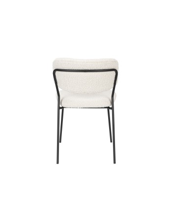 JOLIEN Chair | Boucle,Black legs