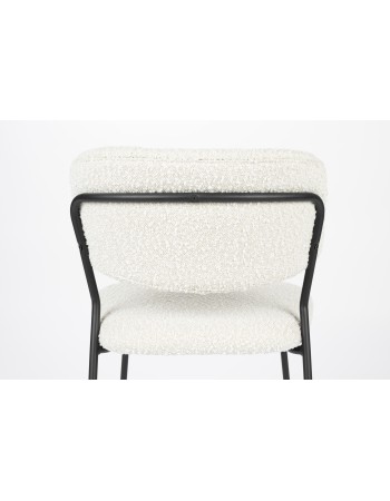 JOLIEN Chair | Boucle,Black legs