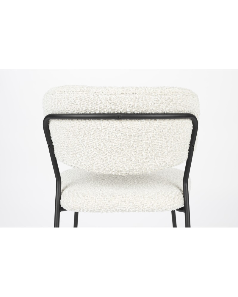 JOLIEN Chair | Boucle,Black legs