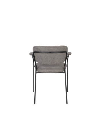 JOLIEN Armchair | Grey,Black legs