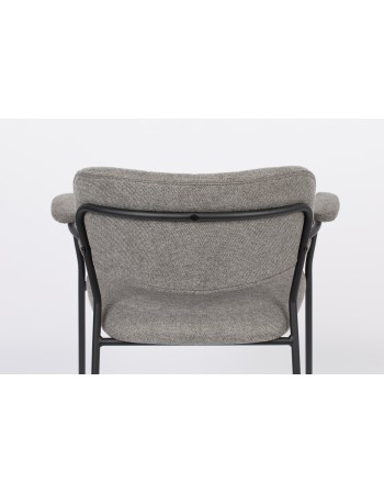 JOLIEN Armchair | Grey,Black legs