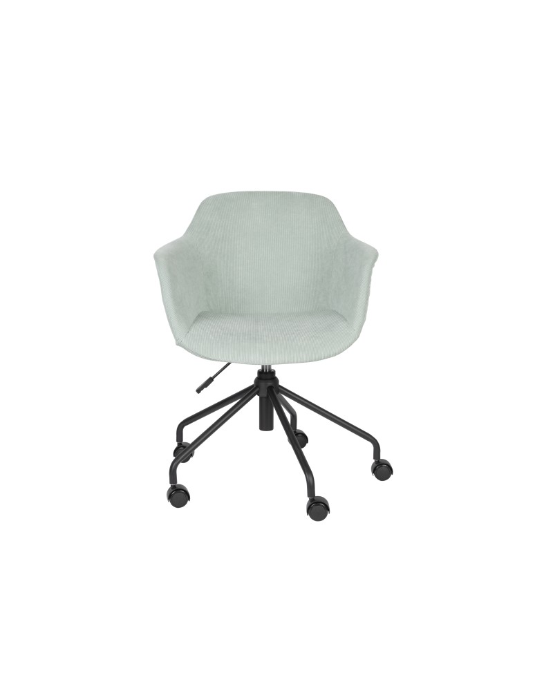 JUNZO RIB Office Chair | Light Green