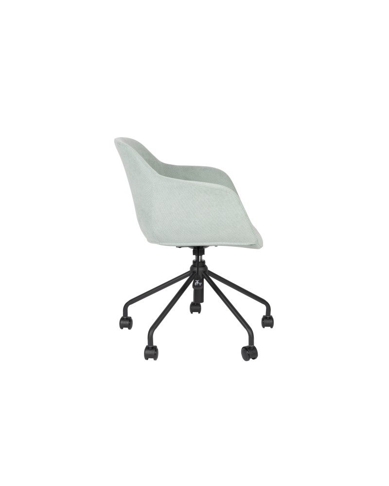 JUNZO RIB Office Chair | Light Green