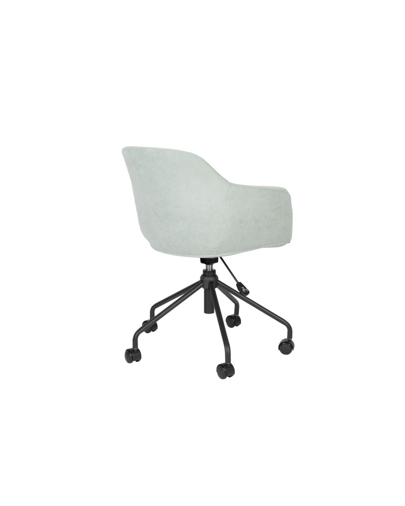 JUNZO RIB Office Chair | Light Green