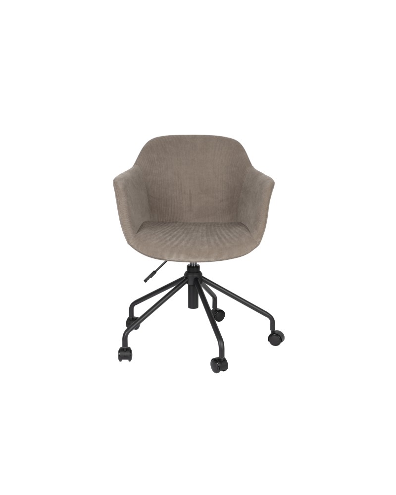 JUNZO RIB Office Chair | Grey