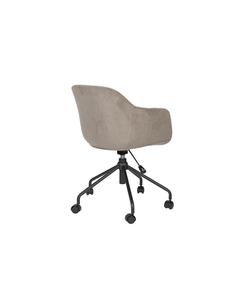 JUNZO RIB Office Chair | Grey