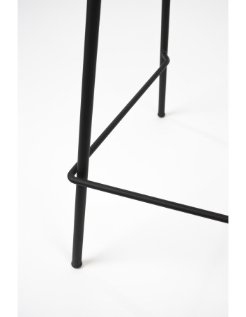 JOLIEN Counter Stool | Wood with black legs