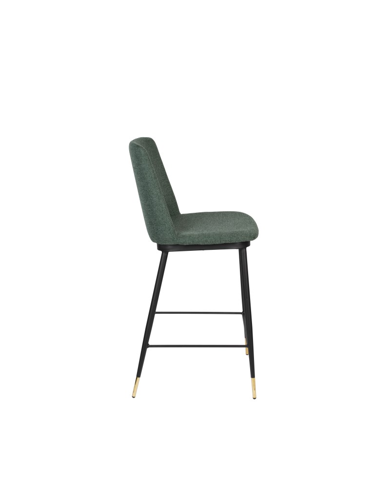 LIONEL Counter Stool | Dark green