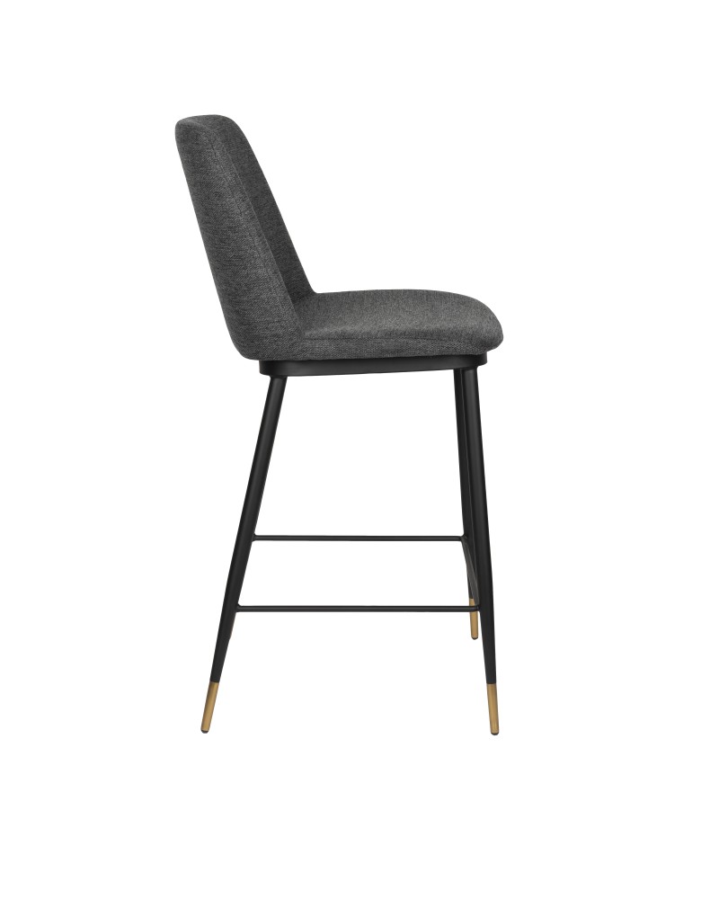 LIONEL Counter Stool | Dark grey