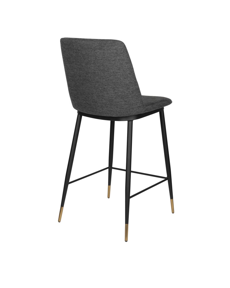 LIONEL Counter Stool | Dark grey