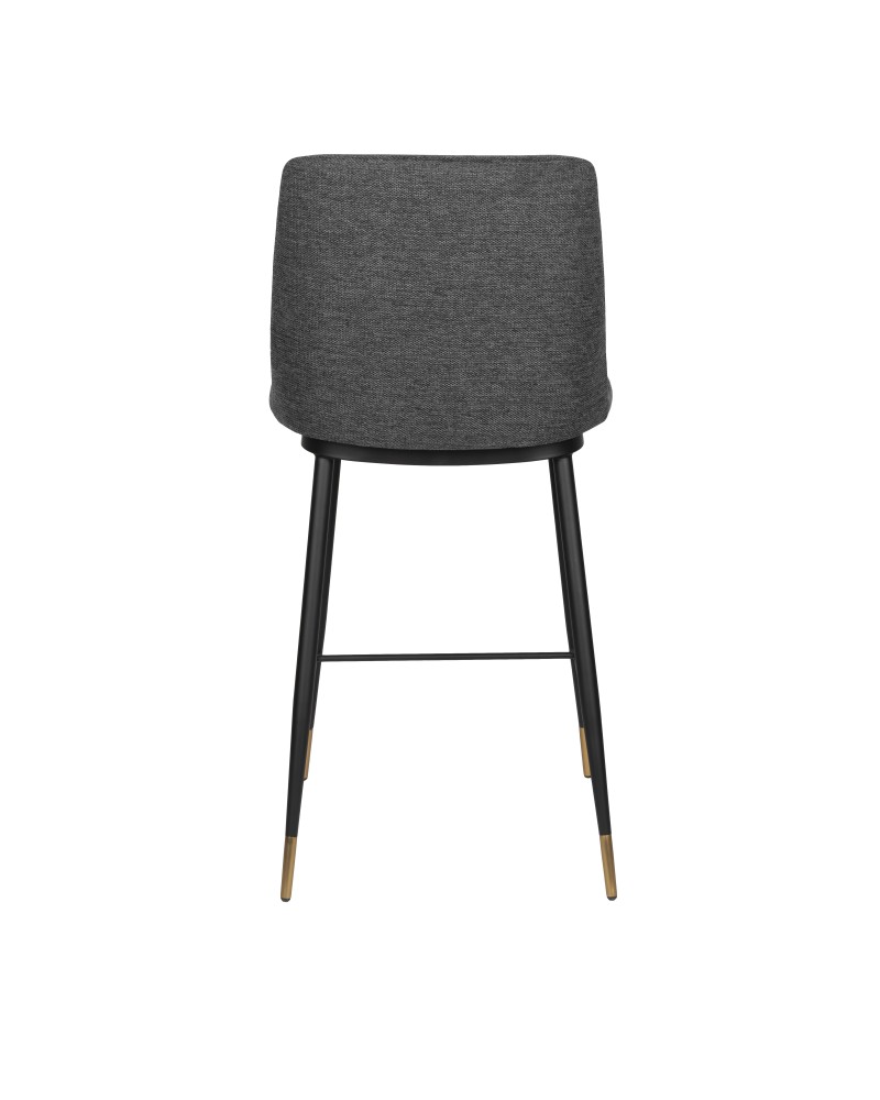 LIONEL Counter Stool | Dark grey