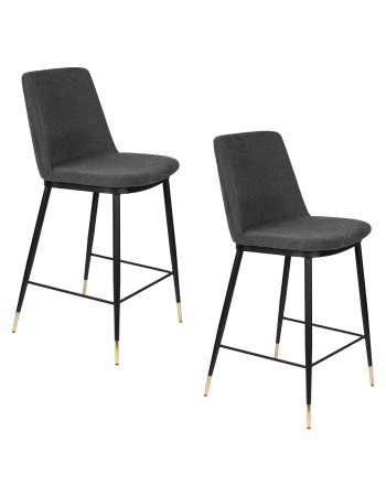 LIONEL Counter Stool | Dark grey