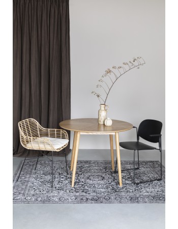 FABIO Dining Table 100cm  | Natural