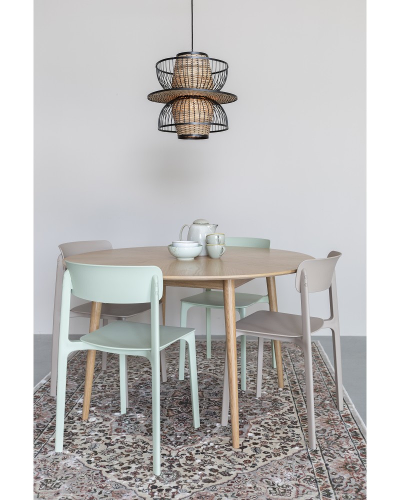 FABIO Dining Table 100cm  | Natural