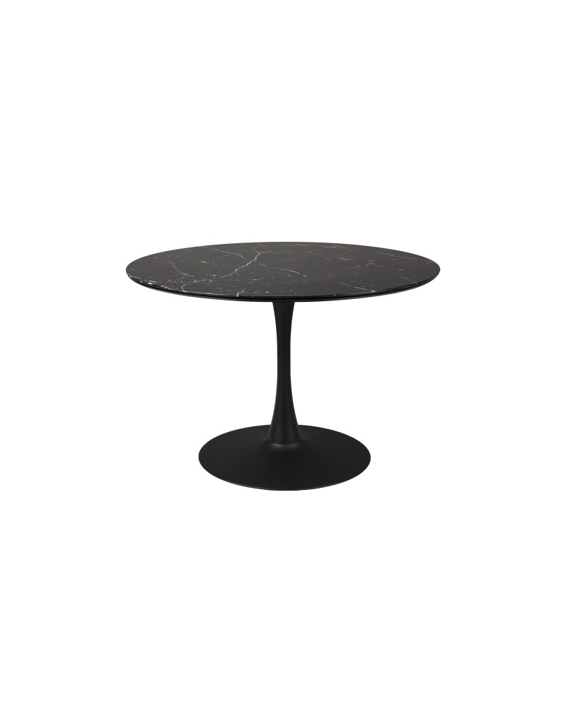 MARU Dining Table Round 110cm | Black