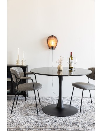 MARU Dining Table Round 110cm | Black