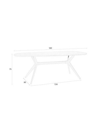 CHASE ORGANIC Dining Table Rectangular