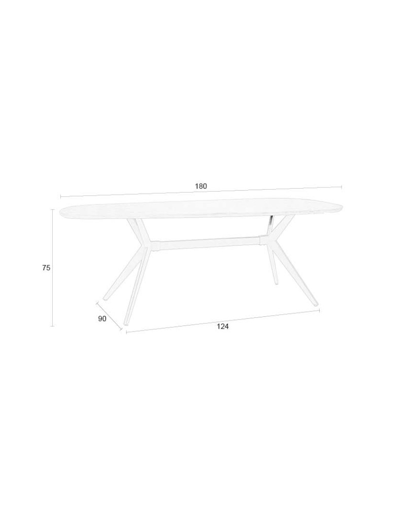 CHASE ORGANIC Dining Table Rectangular