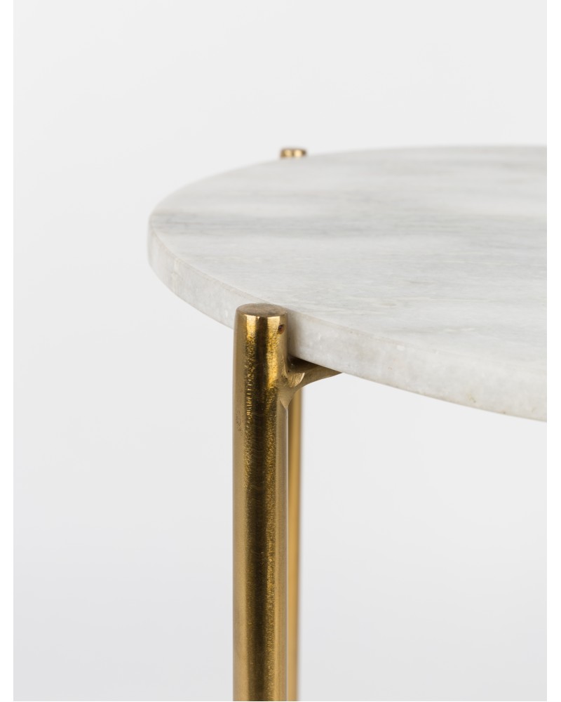 TIMPA Side Table | Marble White