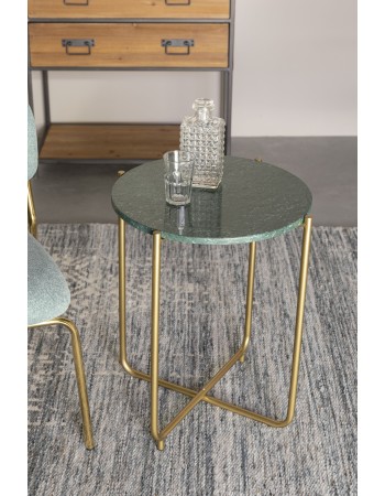 TIMPA Side Table | Marble Green