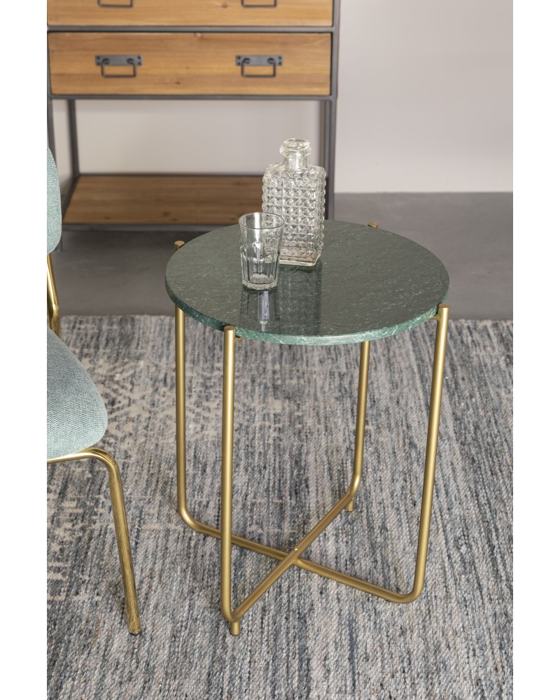 TIMPA Side Table | Marble Green