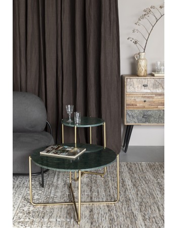 TIMPA Side Table | Marble Green