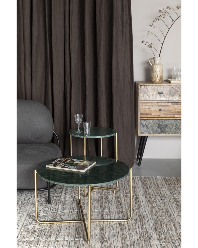 TIMPA Side Table | Marble Green