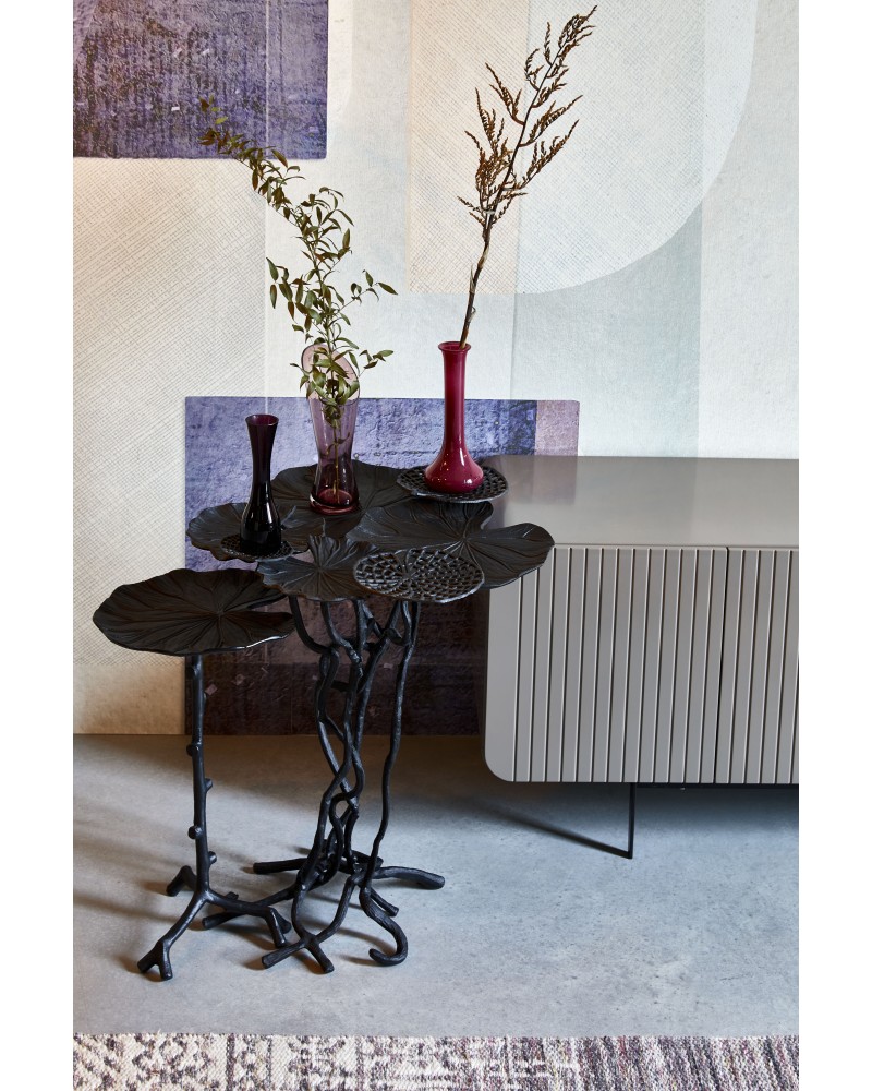 LILY SINGLE Side Table | Black