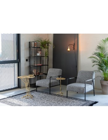 LILY SINGLE Side Table | Gold