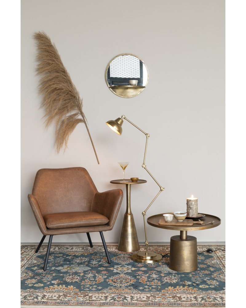 MASON Coffee Table | Antique Brass