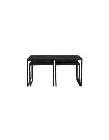 PARKER  Coffee Table Set of 3 | Black